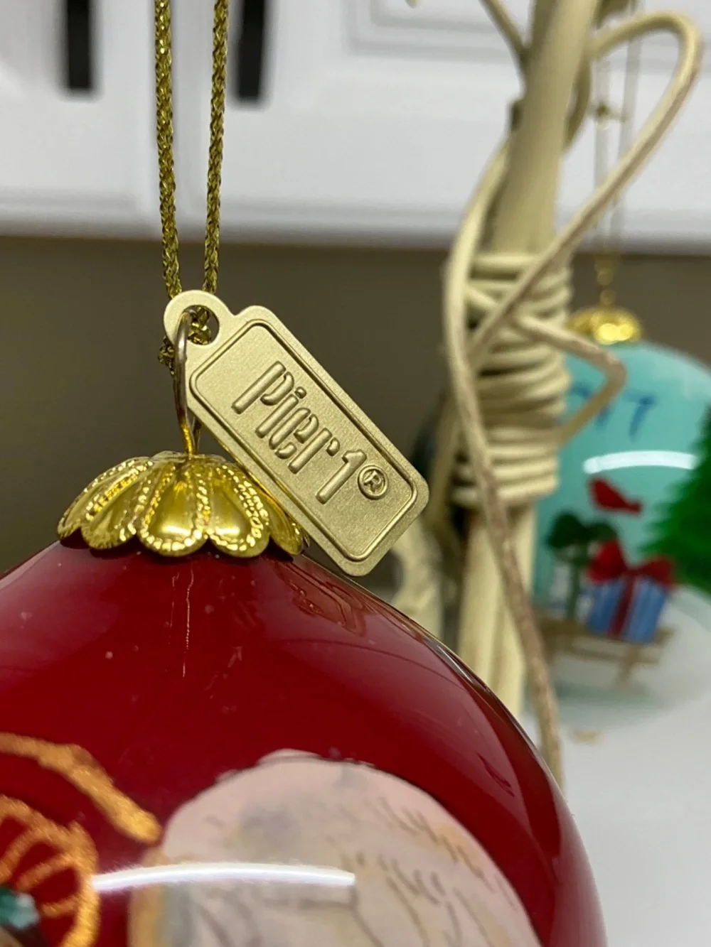 Pier 1 Li Bien Christmas balls ornaments